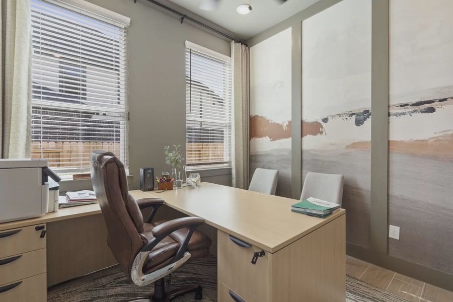 Furnished interior view inside a new home in Meridiana 50's and 60's, Manvel (Image 22).
