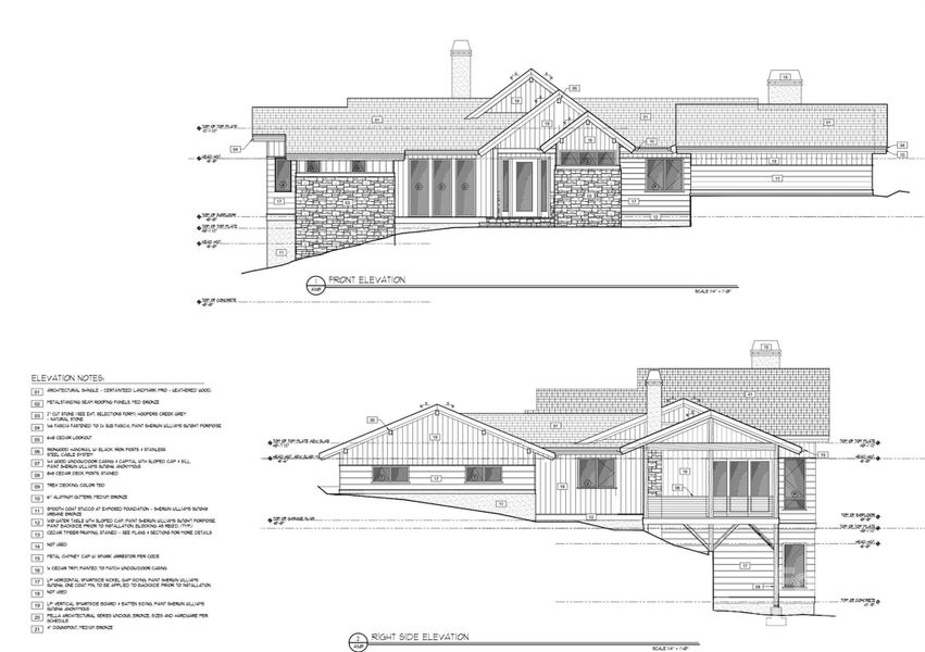 Exterior rendering of this home design in , Hendersonville, NC (Image 5).