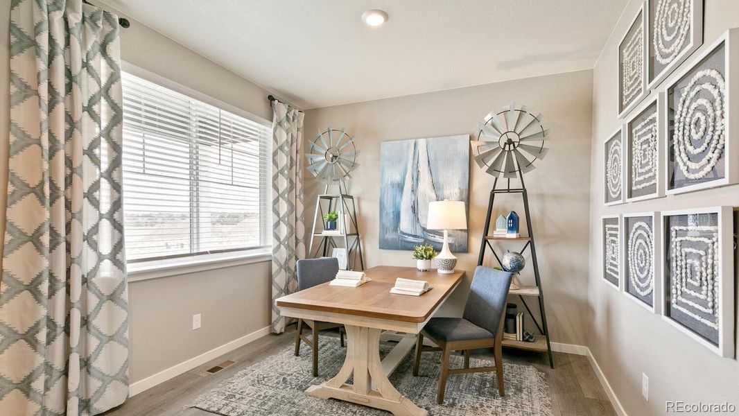 Furnished interior view inside a new home in Ridge at Johnstown, Johnstown (Image 9).