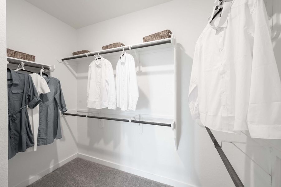 Furnished interior view inside a new home in The Ridge at Mason Woods, Cypress (Image 17). Furnished interior view inside a new home in The Ridge at Mason Woods, Cypress (Image 17).