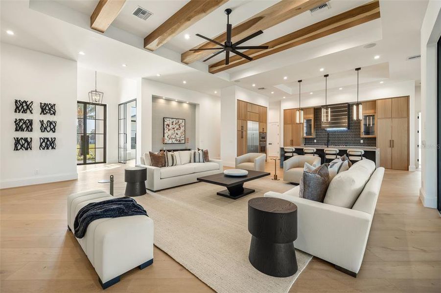 Furnished interior view inside a new home in , Fort Myers (Image 8). Furnished interior view inside a new home in , Fort Myers (Image 8).