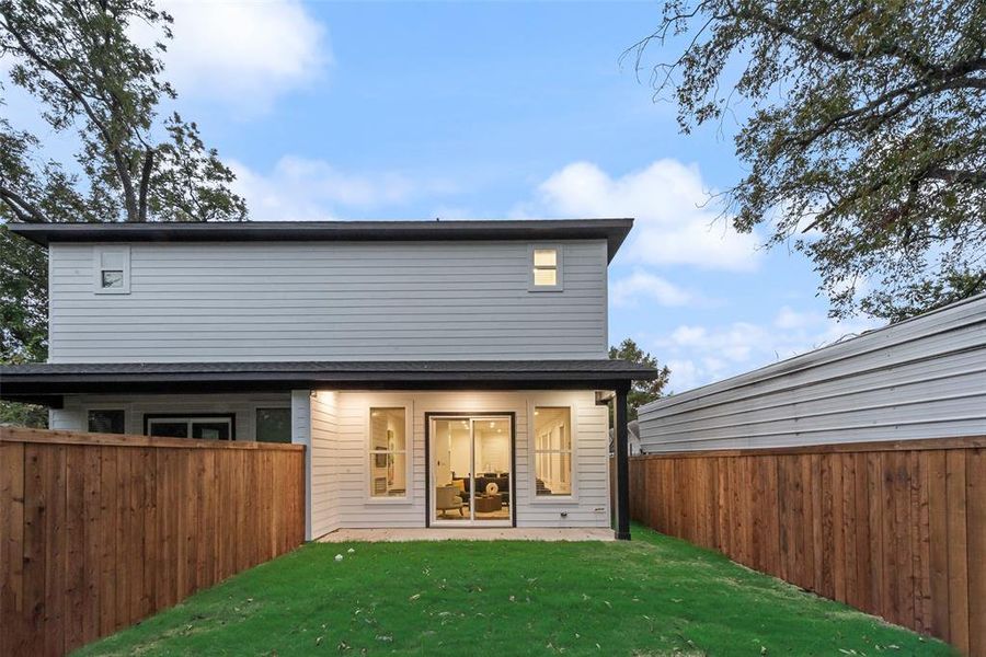 Exterior details and patio area of a home in , Dallas (Image 20). Exterior details and patio area of a home in , Dallas (Image 20).