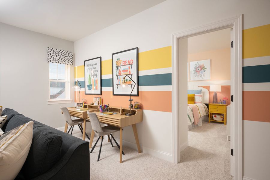 Representative furnished interior of a home built from the The Meadows by David Weekley Homes in Heritage Green – The Signature Collection, Columbia (Image 4). Representative furnished interior of a home built from the The Meadows by David Weekley Homes in Heritage Green – The Signature Collection, Columbia (Image 4).