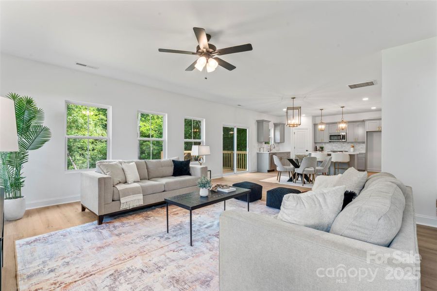 Furnished interior view inside a new home in , Harrisburg (Image 10).