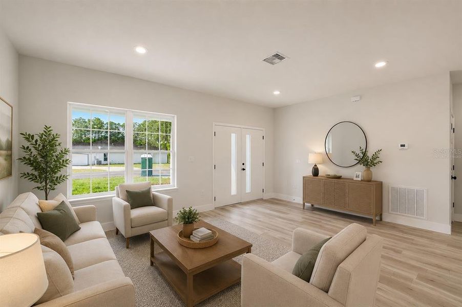 Furnished interior view inside a new home in , Citrus Springs (Image 7).