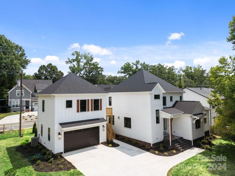 Front View - House and Garage w/ Guest area