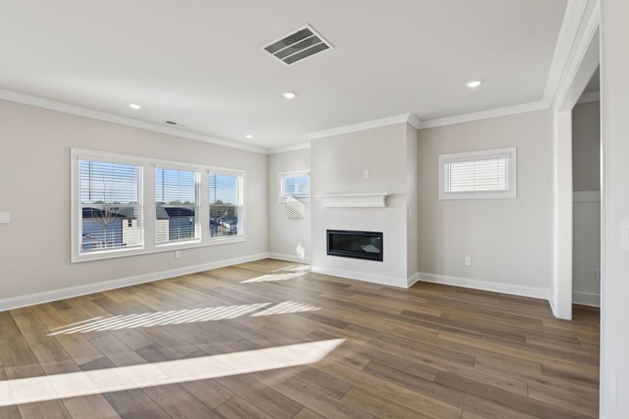Spacious, unfurnished interior of a new home in Vines at Mill Creek - Legacy Series, Braselton (Image 11). Spacious, unfurnished interior of a new home in Vines at Mill Creek - Legacy Series, Braselton (Image 11).