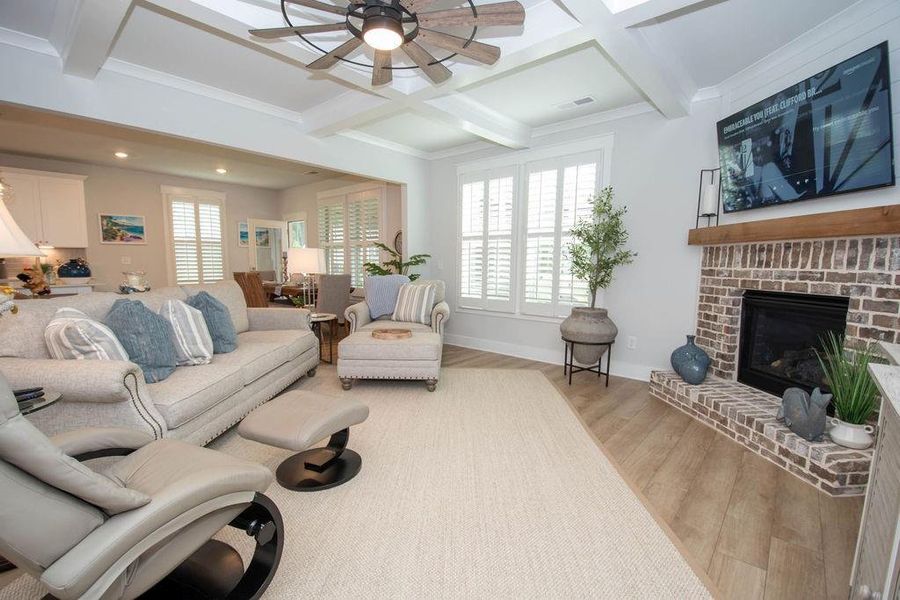 Furnished interior view inside a new home in , Senoia (Image 8). Furnished interior view inside a new home in , Senoia (Image 8).