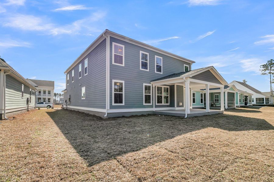 Exterior details and patio area of a home in , Summerville (Image 4). Exterior details and patio area of a home in , Summerville (Image 4).