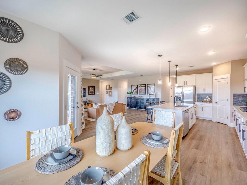 Representative furnished interior of a home built from the The Rockford C by Davidson Homes LLC in Meadow Ridge Estates, Josephine (Image 18).