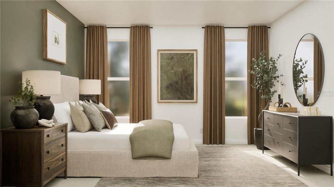 Furnished interior view inside a new home in Wellness Ridge: Classic Collection, Clermont (Image 26).