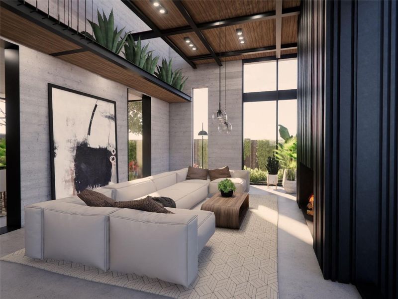 Furnished interior view inside a new home in , Austin (Image 13). Furnished interior view inside a new home in , Austin (Image 13).