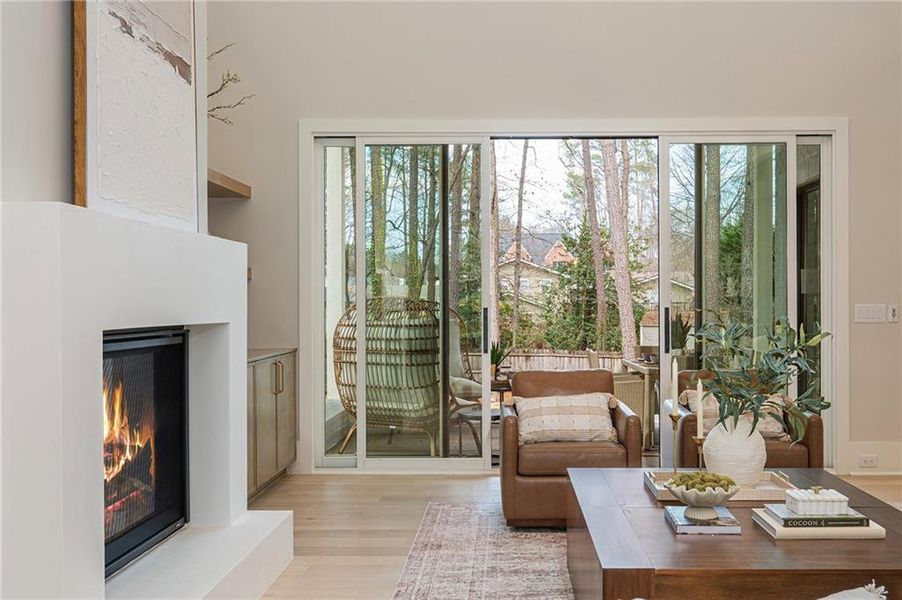 Furnished interior view inside a new home in , Alpharetta (Image 59).