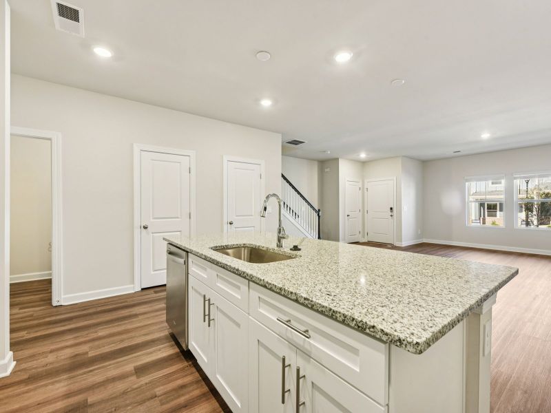 Furnished interior view inside a new home in Crossrail Station, Mooresville (Image 5).