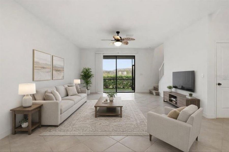 Furnished interior view inside a new home in , Lakewood Ranch (Image 15). Furnished interior view inside a new home in , Lakewood Ranch (Image 15).