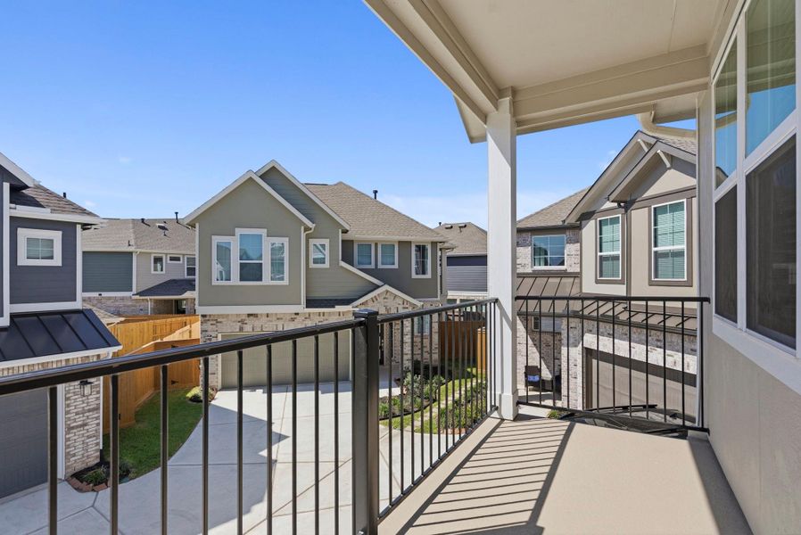 Exterior details and patio area of a home in Balmoral, Humble (Image 19). Exterior details and patio area of a home in Balmoral, Humble (Image 19).