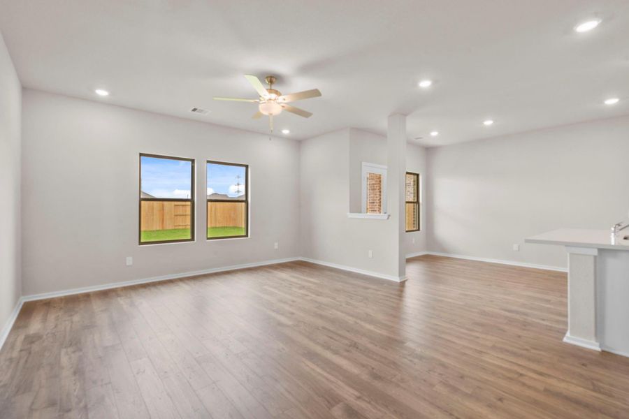 Spacious, unfurnished interior of a new home in Windrose Green, Angleton (Image 29). Spacious, unfurnished interior of a new home in Windrose Green, Angleton (Image 29).