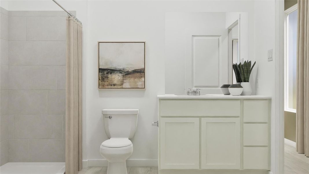 Furnished interior view inside a new home in Ashland, Angleton (Image 21).