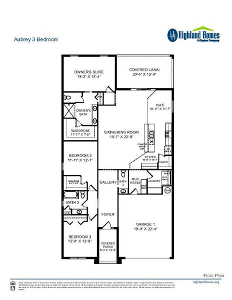 Aubrey - Home Layout