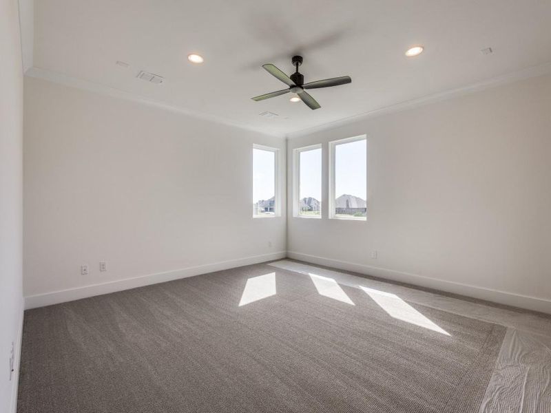Spacious, unfurnished interior of a new home in The Bridges At Preston Crossing, Gunter (Image 20).