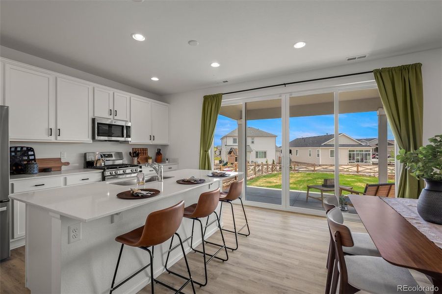 Furnished interior view inside a new home in , Colorado Springs (Image 24).