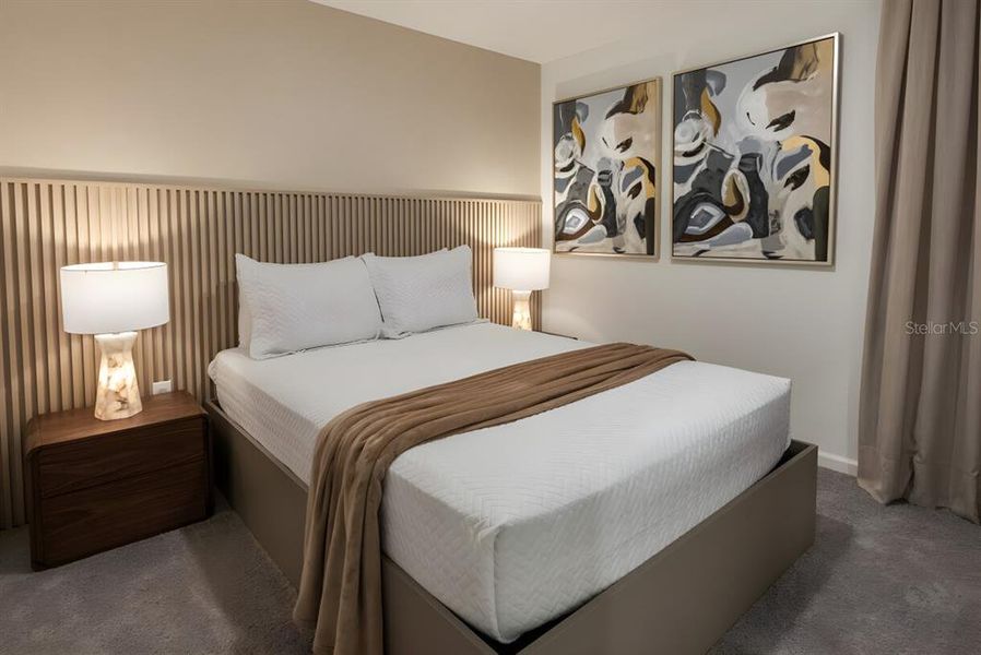 Furnished interior view inside a new home in , Davenport (Image 34).