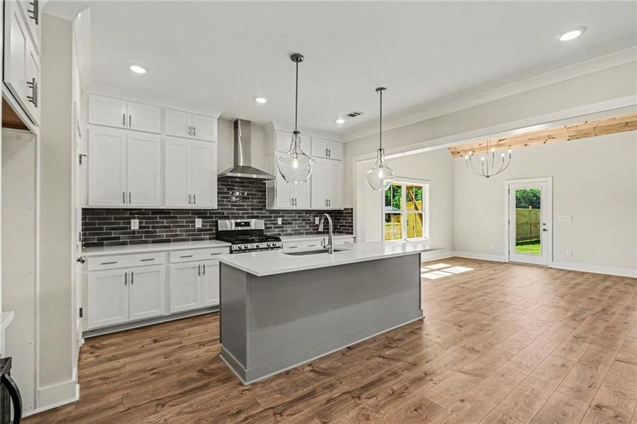 Furnished interior view inside a new home in , Winston (Image 11).