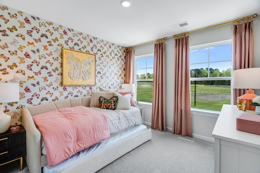 Furnished interior view inside a new home in Forestville Station, Raleigh (Image 11).