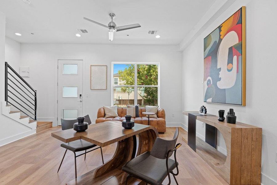 Furnished interior view inside a new home in , Austin (Image 28). Furnished interior view inside a new home in , Austin (Image 28).