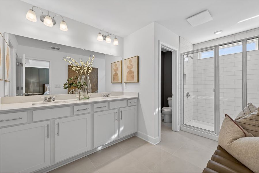 Representative furnished interior of a home built from the Valen by Pulte Homes in Linden Grove, Powder Springs (Image 45).