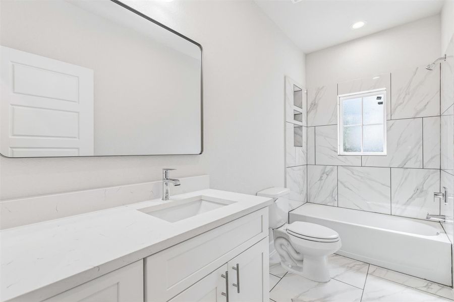 Furnished interior view inside a new home in , San Antonio (Image 8).