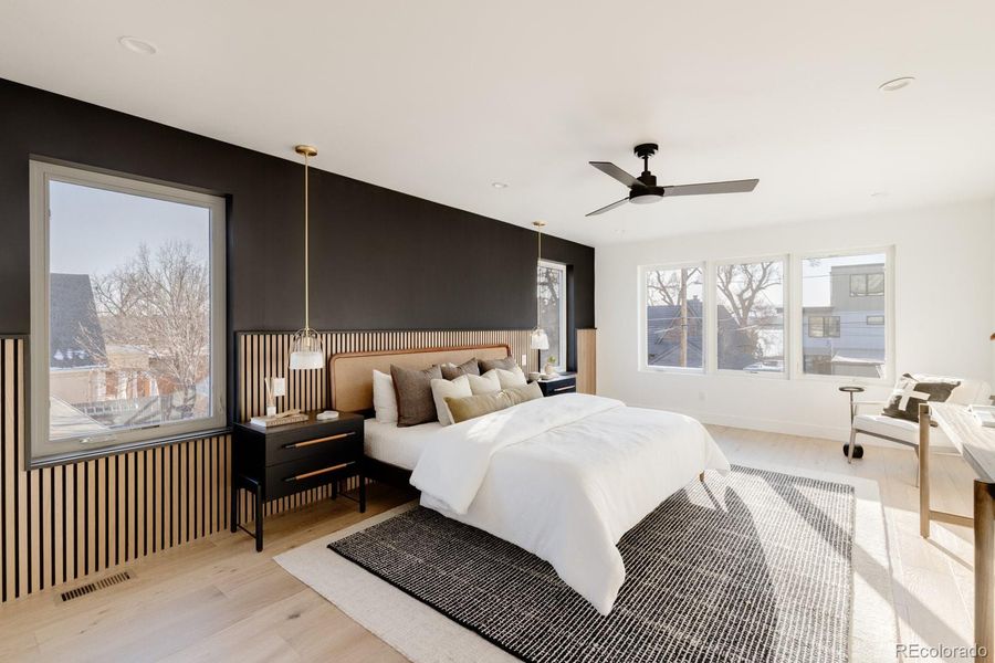 Furnished interior view inside a new home in , Denver (Image 26).