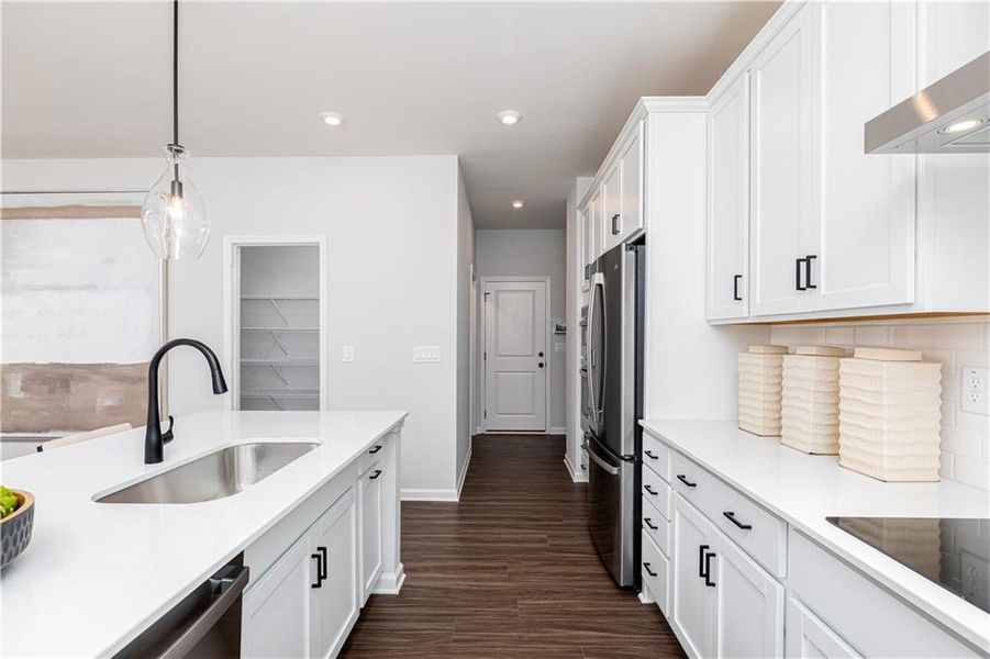 Furnished interior view inside a new home in Riverside Ridge, Lawrenceville (Image 8).