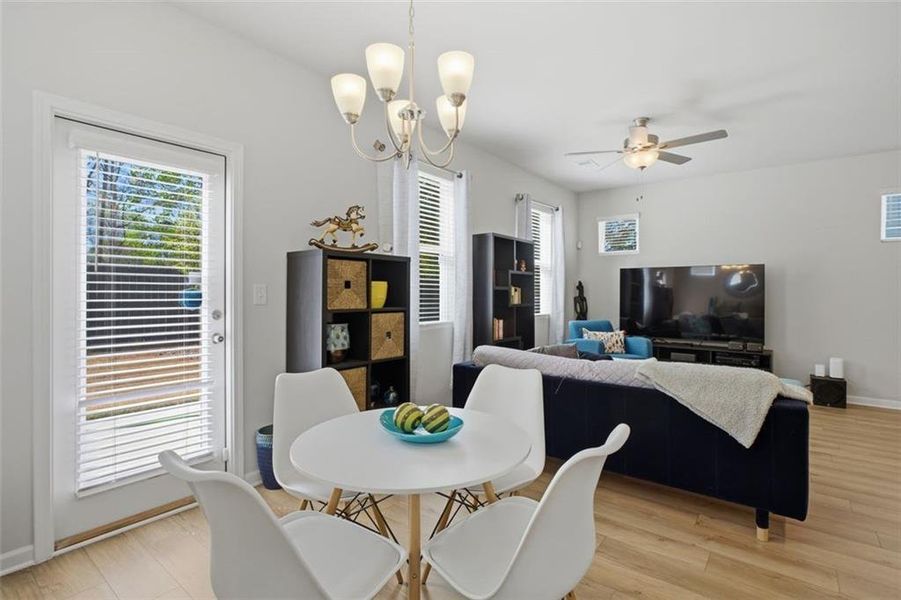 Furnished interior view inside a new home in Walden Park - The Retreat, Jonesboro (Image 15).