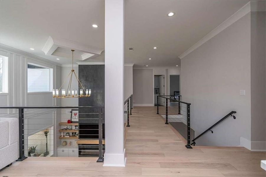 Furnished interior view inside a new home in , Hoschton (Image 14).