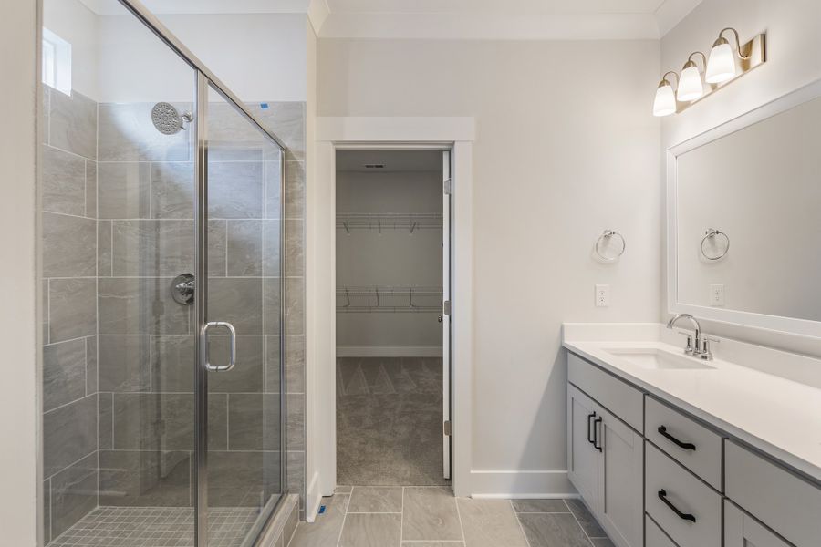 Furnished interior view inside a new home in Cottages at Lake Emory, Inman (Image 8). Furnished interior view inside a new home in Cottages at Lake Emory, Inman (Image 8).