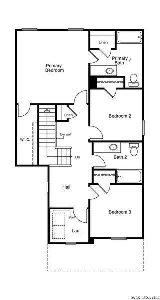 2D floor plan layout of this home in Medina Crossing - Villa Collection, Von Ormy, TX (Image 2). 2D floor plan layout of this home in Medina Crossing - Villa Collection, Von Ormy, TX (Image 2).
