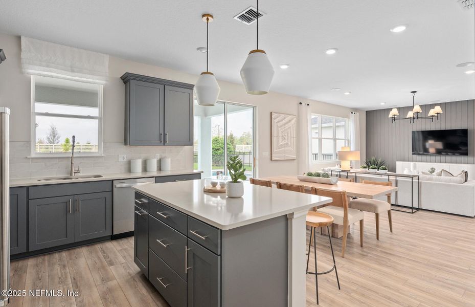 Furnished interior view inside a new home in Westerly Park at Wildlight, Yulee (Image 13).
