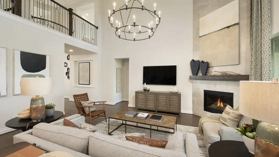 Furnished interior view inside a new home in Sweetgrass, Haslet (Image 15).