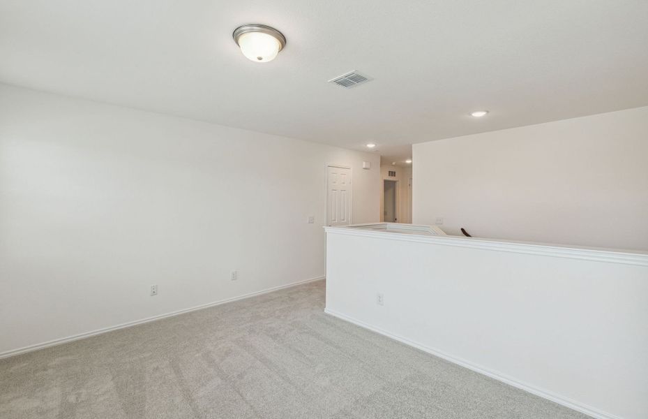 Representative unfurnished interior of a home built from the Dinero by Centex in Arboretum Estates, Terrell (Image 22). Representative unfurnished interior of a home built from the Dinero by Centex in Arboretum Estates, Terrell (Image 22).