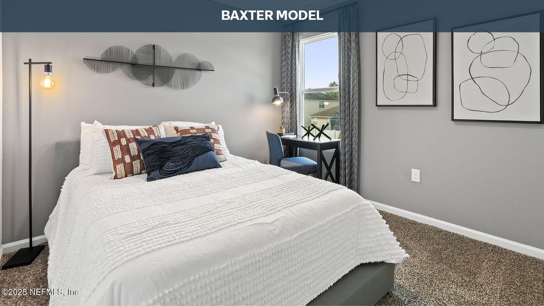 Furnished interior view inside a new home in Liberty Cove, Yulee (Image 21). Furnished interior view inside a new home in Liberty Cove, Yulee (Image 21).