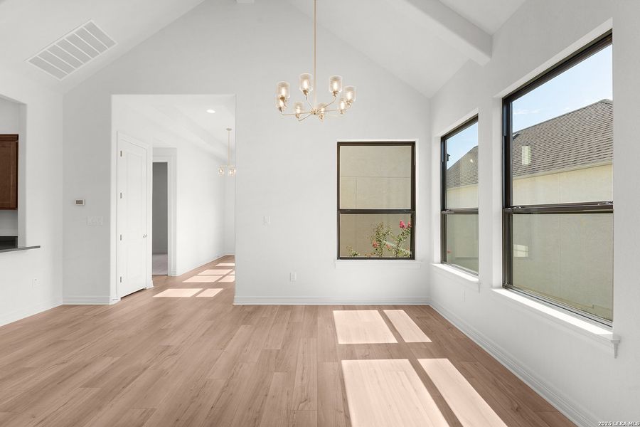 Spacious, unfurnished interior of a new home in El Sonido at Campanas, San Antonio (Image 26).