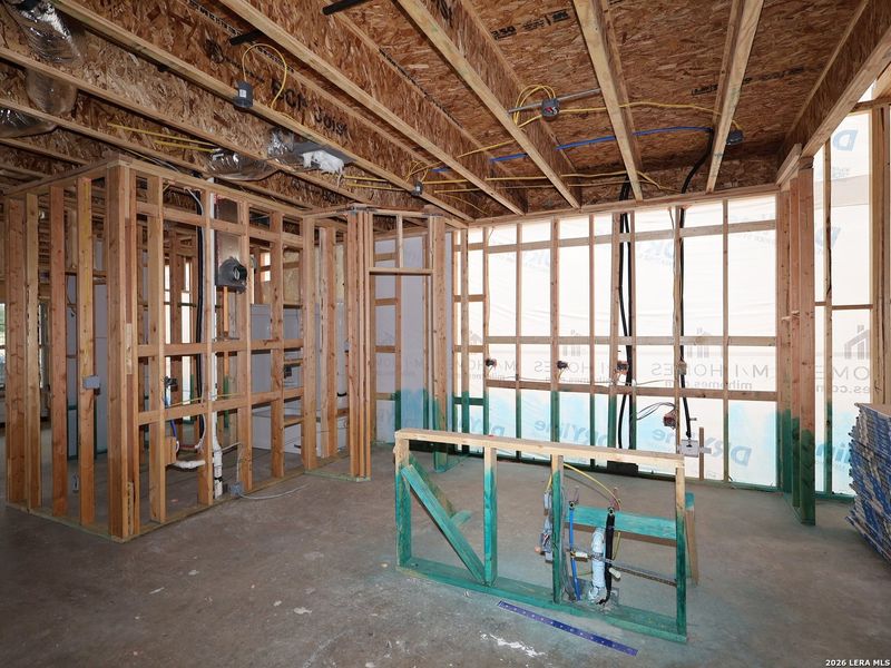 In-progress construction of a new home in Greenspoint Heights, Seguin, TX (Image 26).