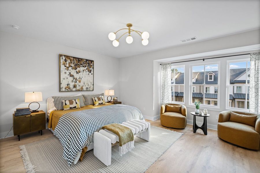 Representative furnished interior of a home built from the The Kennedy by JW Collection in Devin's Shire, Kennesaw (Image 39).