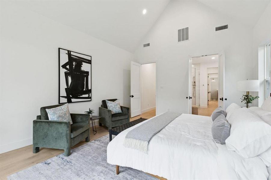 Furnished interior view inside a new home in , Dallas (Image 13).