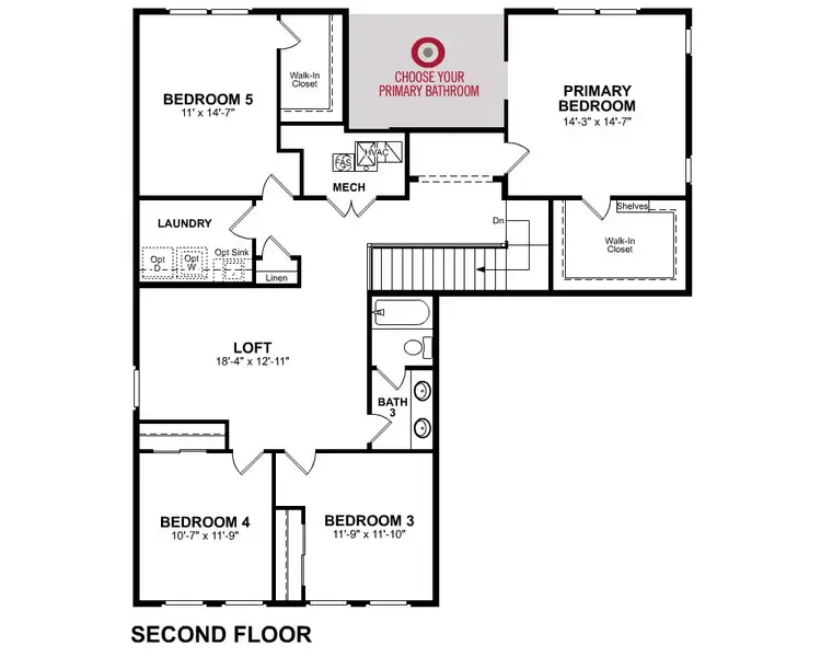 2D floor plan layout of this home in Montana Vista - Summit: Summit, Buckeye, AZ (Image 4).