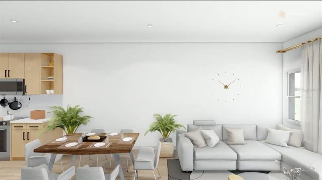 Furnished interior view inside a new home in , Reunion (Image 6).