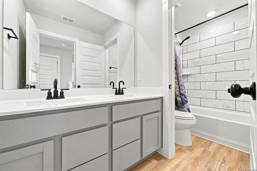 Furnished interior view inside a new home in Millican Grove, Converse (Image 32).