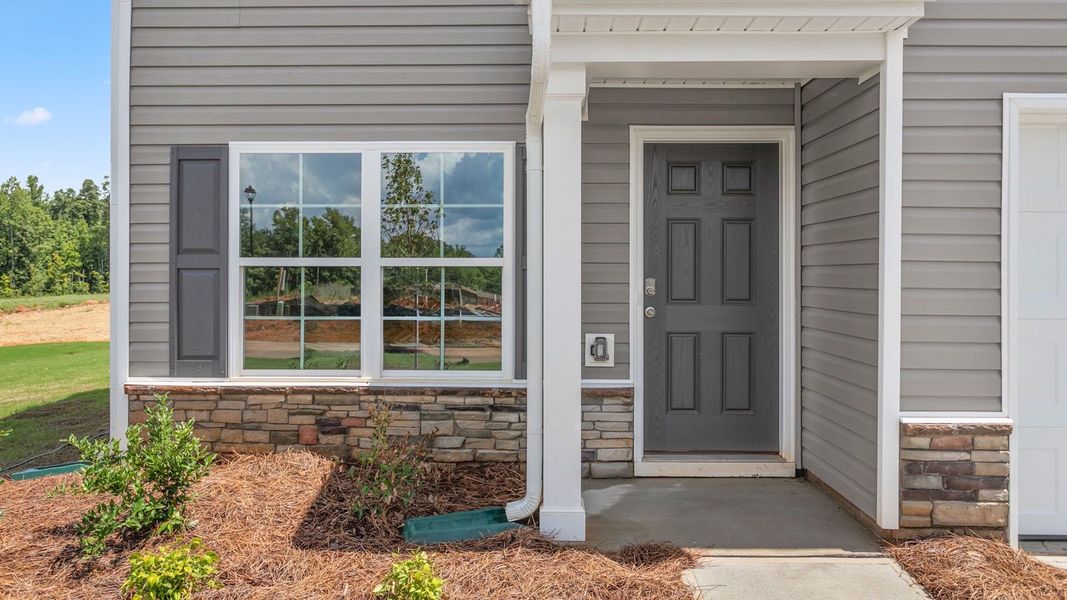 Exterior details and patio area of a home in Mount Hope Estates, Winston-Salem (Image 3). Exterior details and patio area of a home in Mount Hope Estates, Winston-Salem (Image 3).