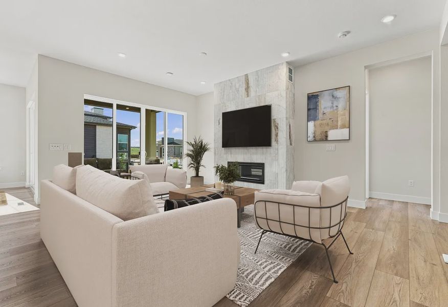 Homesite 50 Great Room - Virtually Staged - 5 of 19 Homesite 50 Great Room - Virtually Staged - 5 of 19